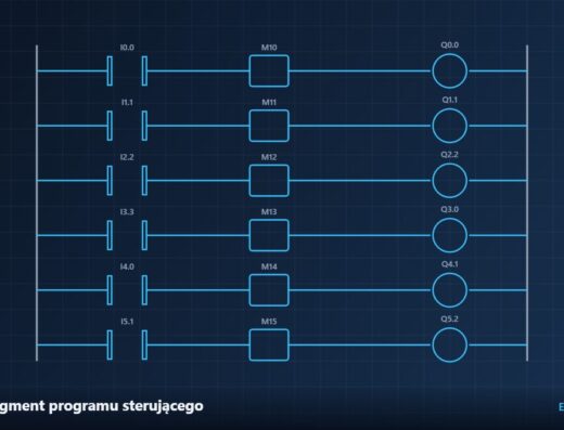 Fragment programu sterującego