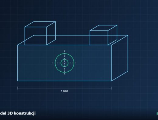 Model 3D konstrukcji