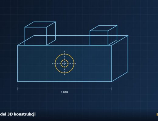 Model 3D konstrukcji