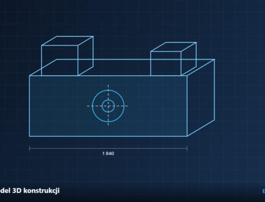 Model 3D konstrukcji